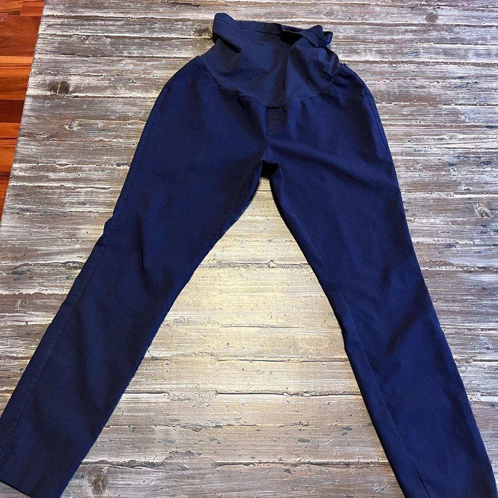 Motherhood Maternity Navy work-pant - Picture 4 of 8
